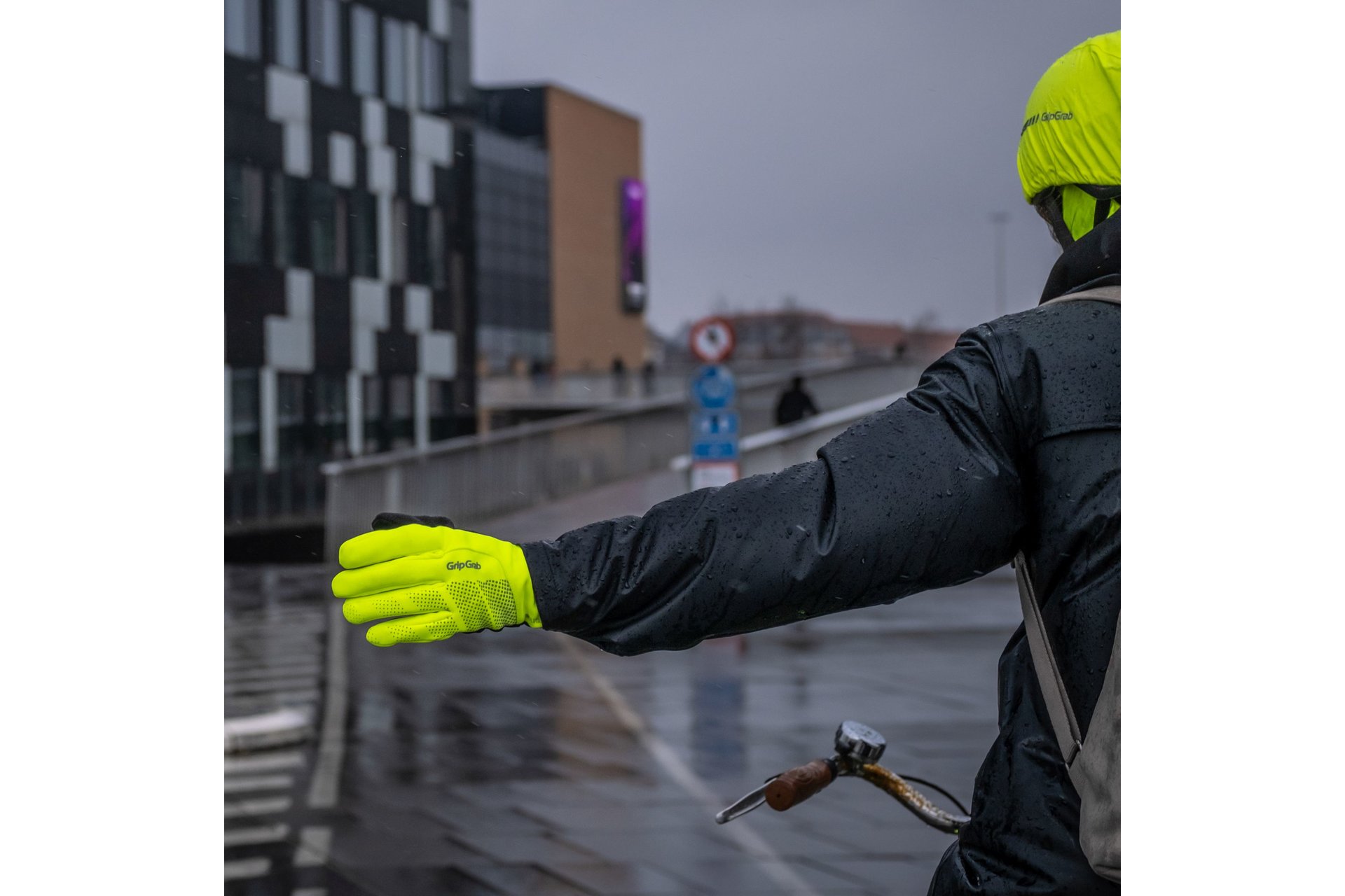 GRIPGRAB Ride Hi-Vis Waterproof Winter Langfinger Handschuhe