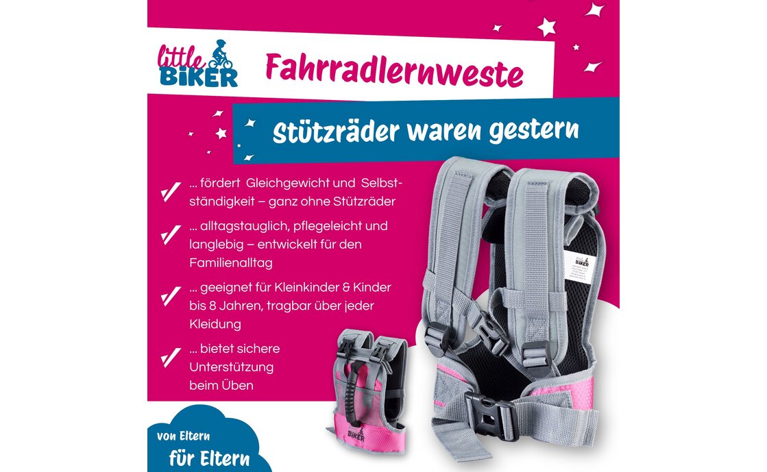 LITTLEBIKER Fahrradlernweste - 2026