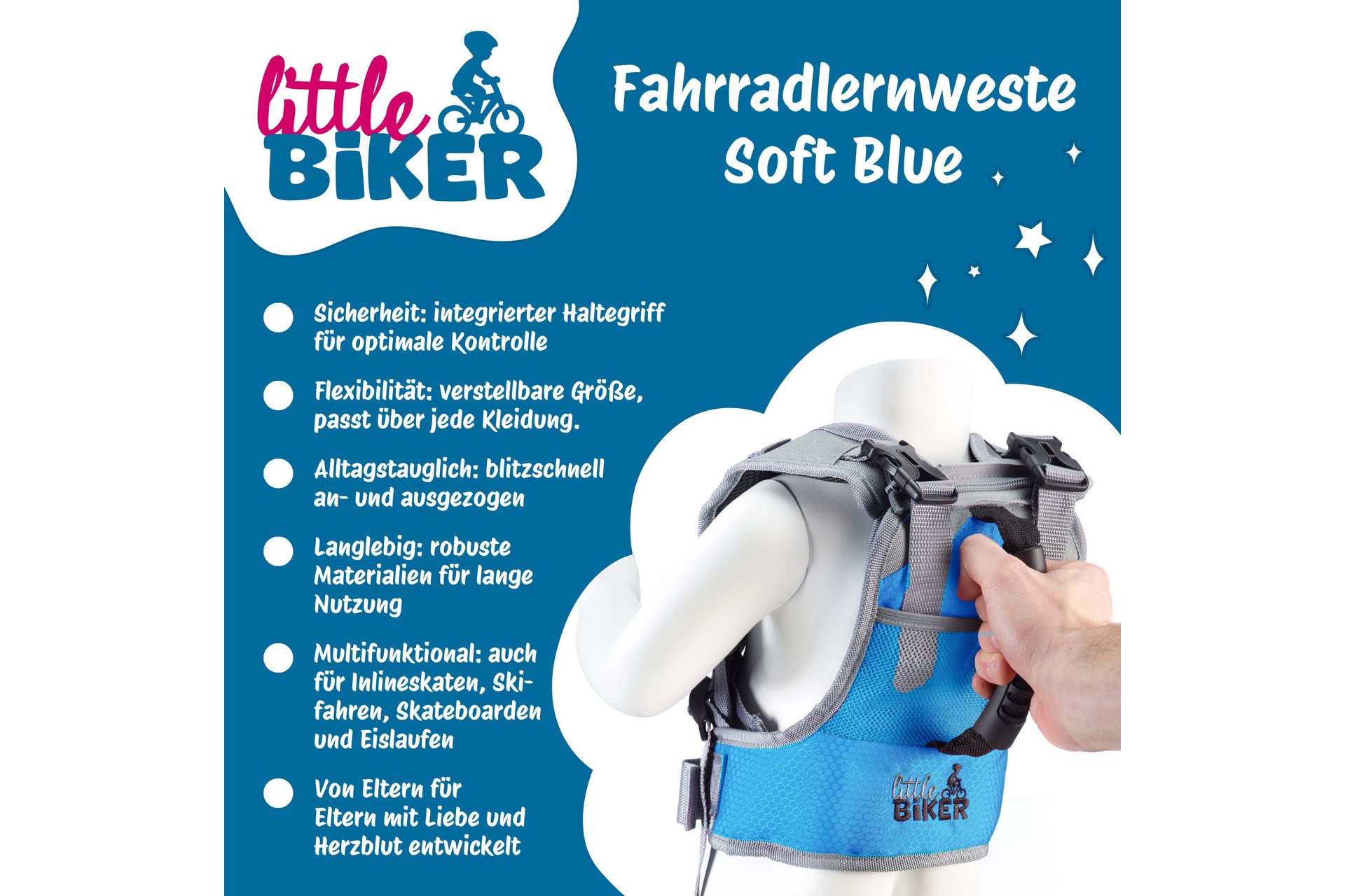 LITTLEBIKER Fahrradlernweste - 2026