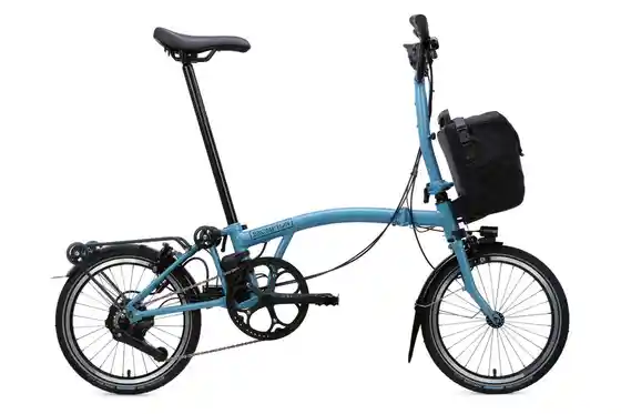 Schwarz - E-Bike Faltrad-Klapprad - Brompton Electric C Line e-Motiq Urban - 345 Wh - 16 Zoll - Faltrahmen - 2026