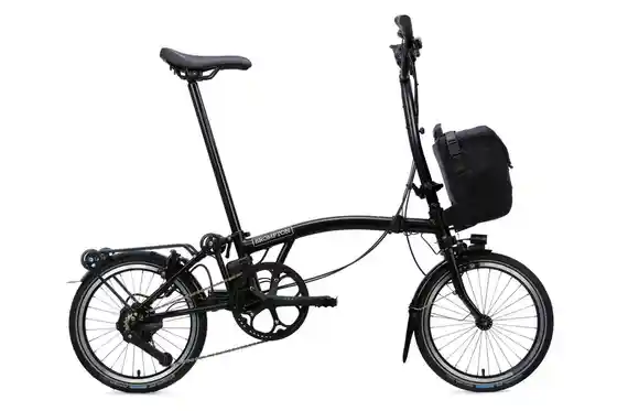 Schwarz - Fahrräder - Brompton Electric C Line e-Motiq Urban - 345 Wh - 16 Zoll - Faltrahmen - 2026