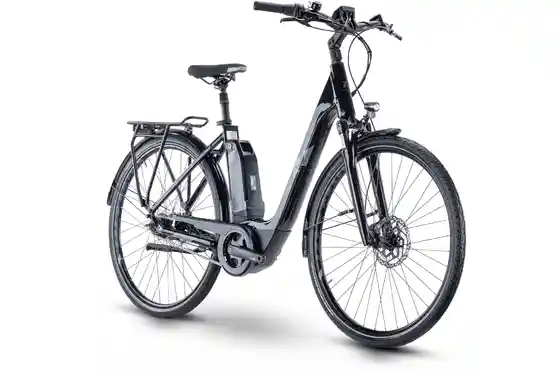 Schwarz - E-Bike-Pedelec - Raymon CityRay E 4.0 FW - 500 Wh - 28 Zoll - Tiefeinsteiger