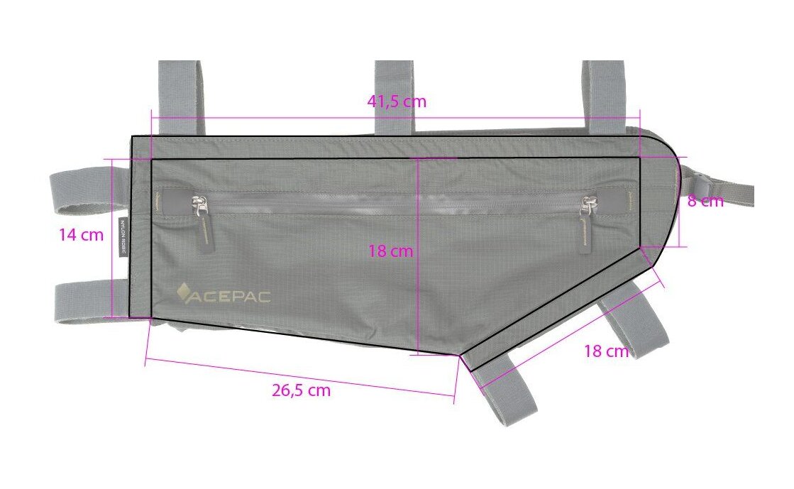 ACEPAC ZIP M MKIII Rahmentasche - 3,7L