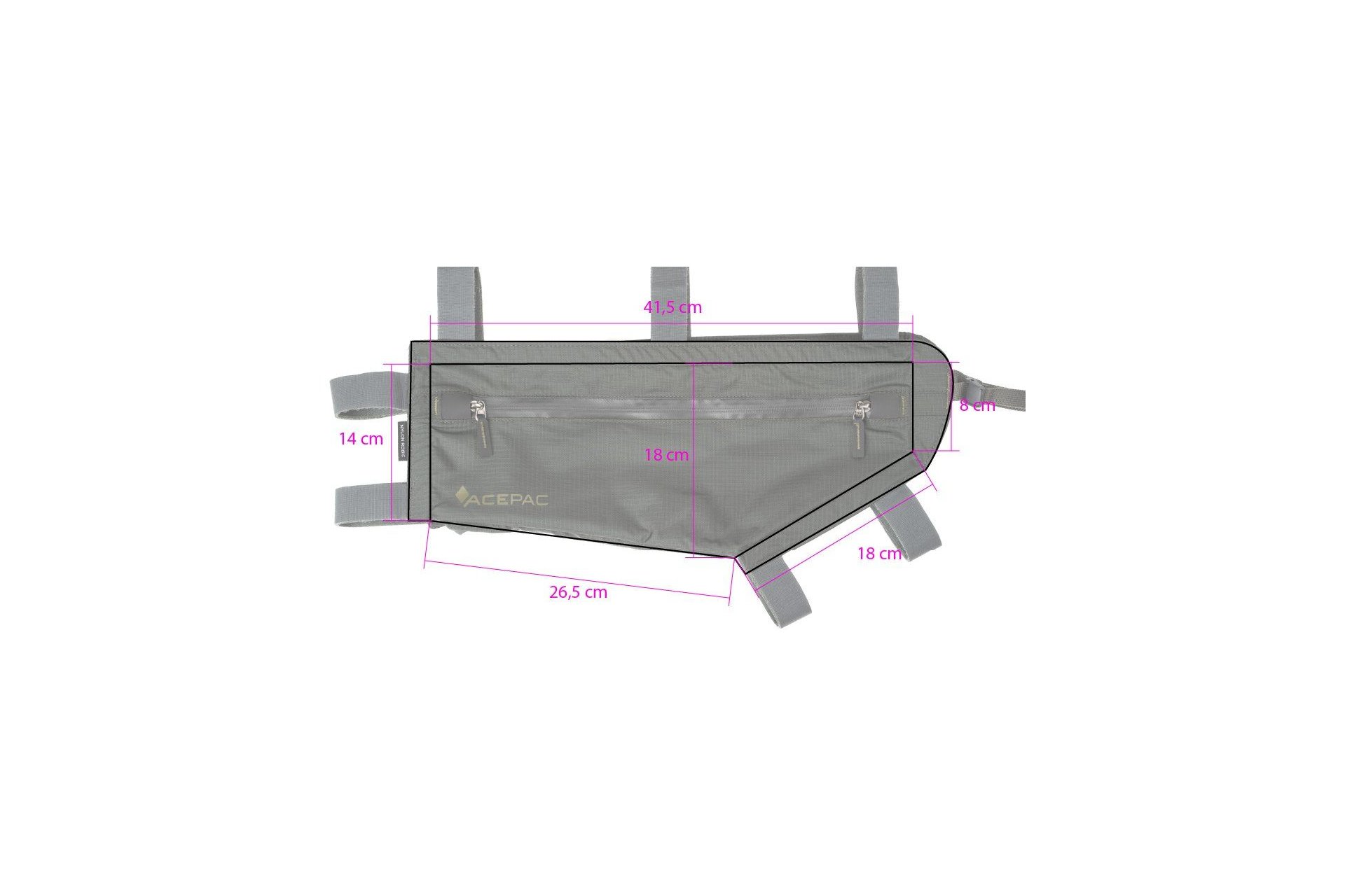 ACEPAC ZIP M MKIII Rahmentasche - 3,7L