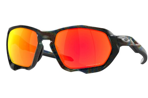 Oakley - Fahrradbrillen - Oakley Plazma Dark Galaxy/Prizm Ruby