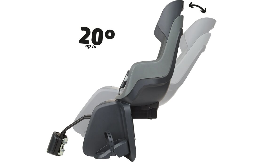 Bobike GO Kindersitz 1P-Bügel Reclining - Rahmenmontage hinten