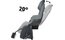 Bobike GO Kindersitz 1P-Bügel Reclining - Rahmenmontage hinten