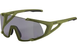 MTB Zubehör - Alpina Hawkeye S Q-Lite V olive matt / purple lens