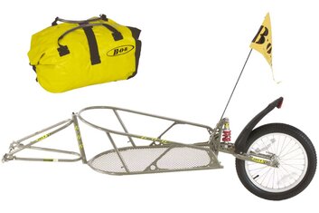 Transportanhänger - Croozer Bob Ibex Lastenanhänger mit Tasche, gefedert 28 Zoll