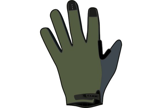Fahrradbekleidung - Cube ROOKIE GrAVity Langfinger Handschuhe TM