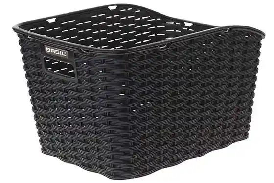 Fahrradtaschen & Körbe - Basil Hinterradkorb Weave WP, Kunststoffgeflecht