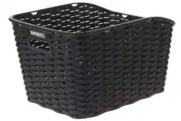 Basil Hinterradkorb Weave WP, Kunststoffgeflecht