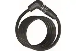 Abus Numero 5510C/180 BK SCMU Spiralkabelschloss