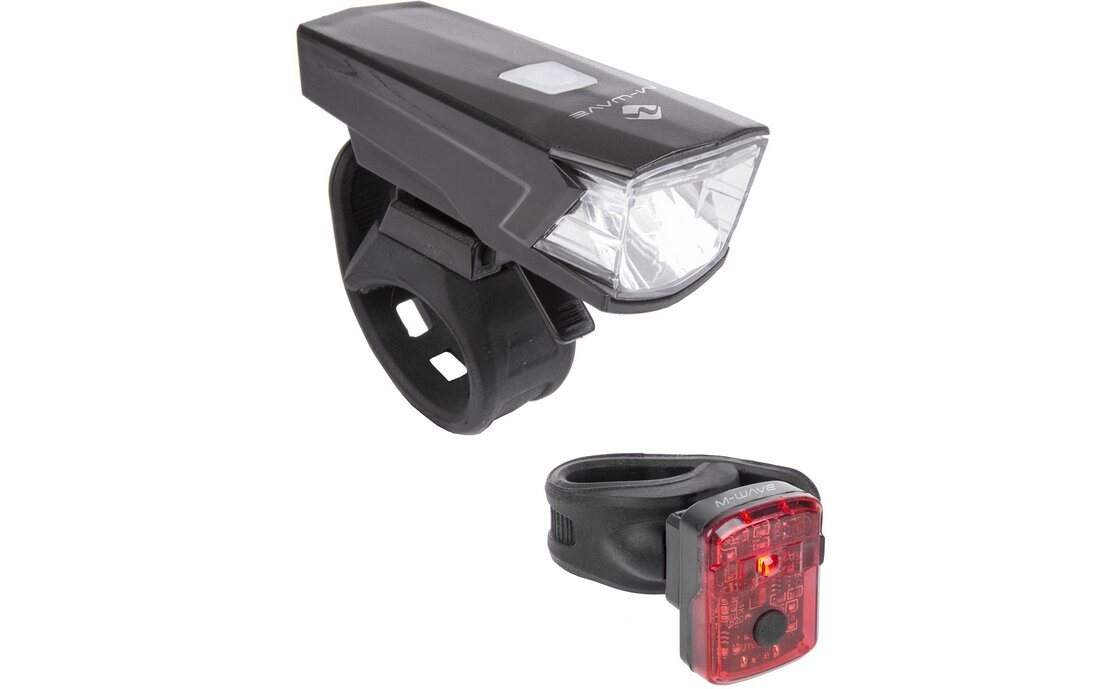 M-Wave Atlas K 15 USB Akku-Beleuchtungsset