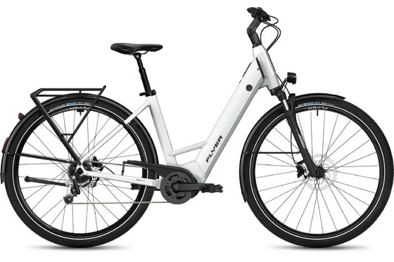 mit Beleuchtung - E-Bike City - Flyer Gotour EL 3.40 - 625 Wh - 28 Zoll - Tiefeinsteiger - 2025