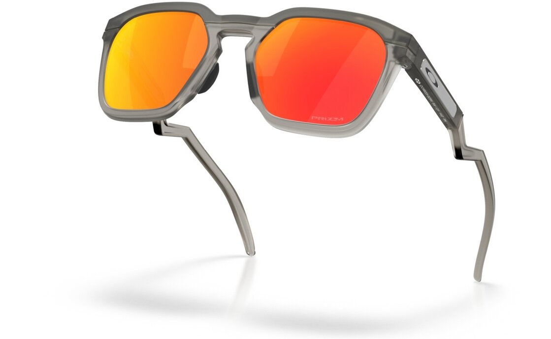 Oakley Hstn Sq Matte Grey Smoke/Prizm Ruby