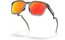 Oakley Hstn Sq Matte Grey Smoke/Prizm Ruby