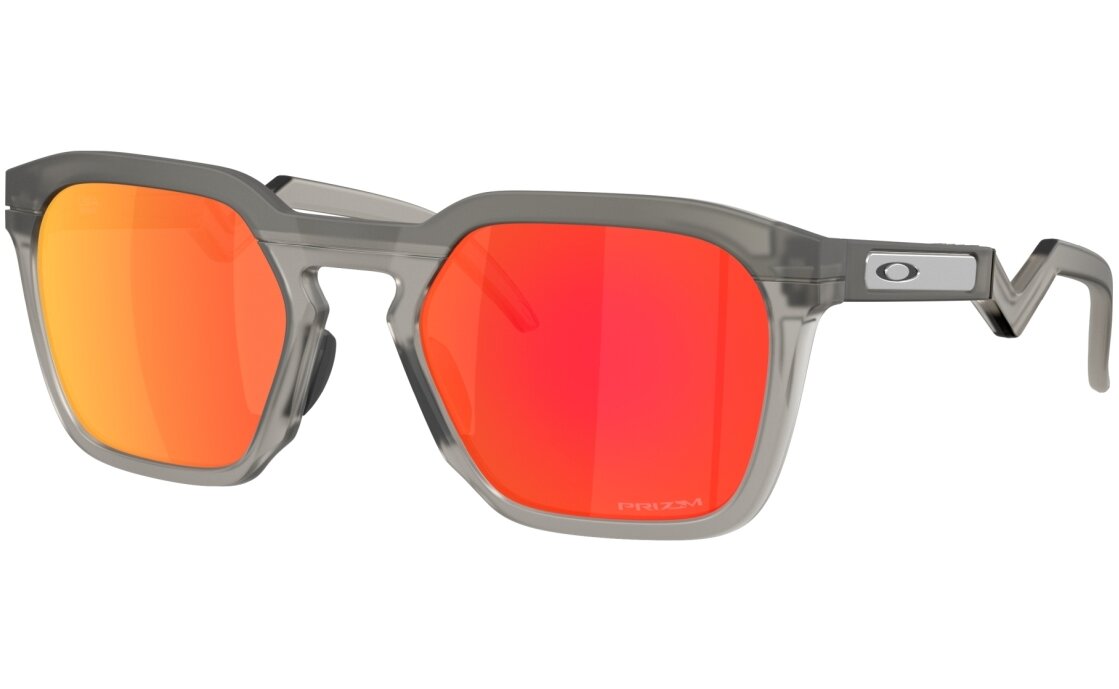 Oakley Hstn Sq Matte Grey Smoke/Prizm Ruby