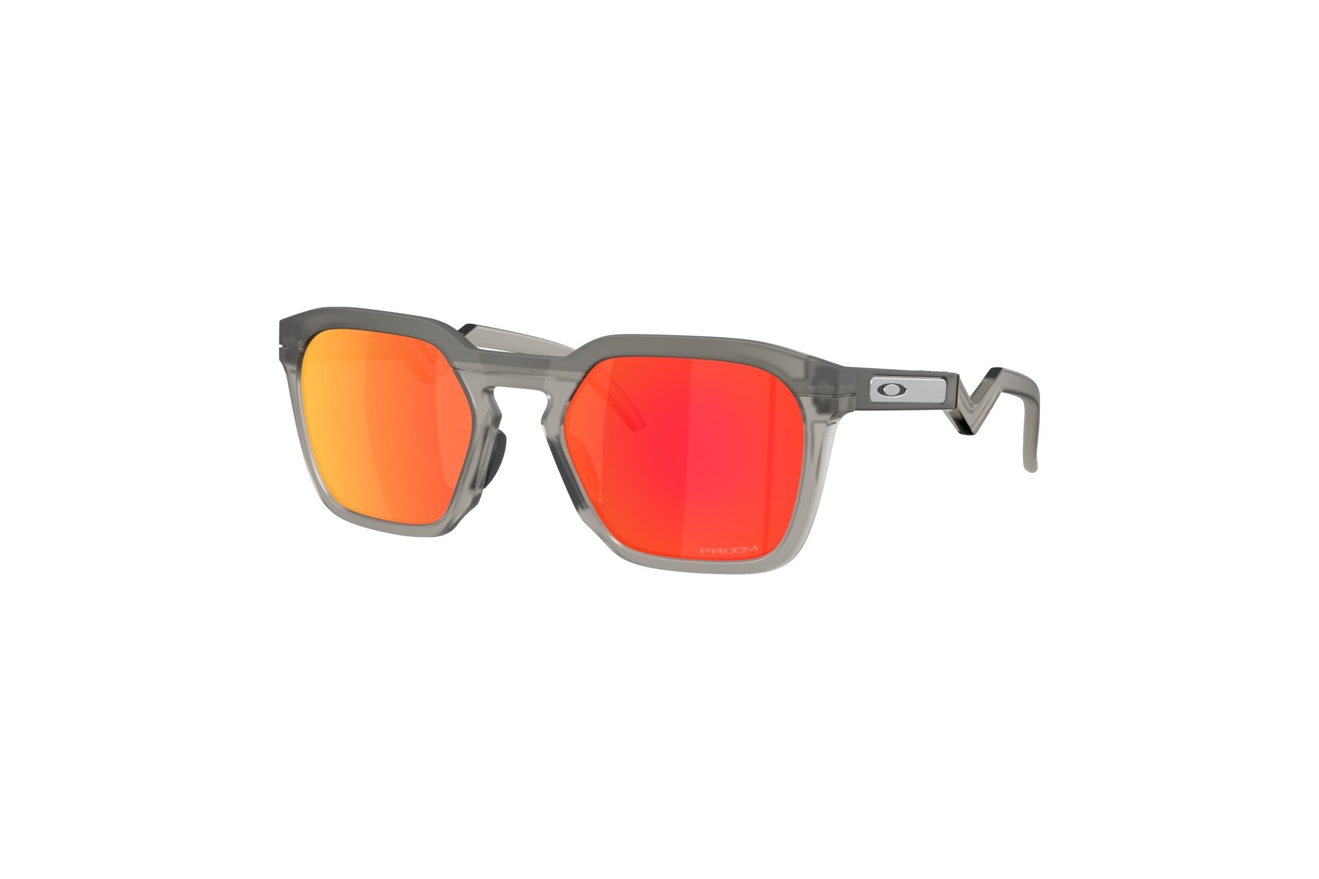 Oakley Hstn Sq Matte Grey Smoke/Prizm Ruby
