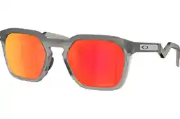 Oakley Hstn Sq Matte Grey Smoke/Prizm Ruby