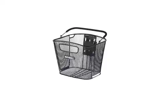 Fahrradtaschen & Körbe - Basil Vorderradkorb Bold KF, engmaschig inkl. Halter