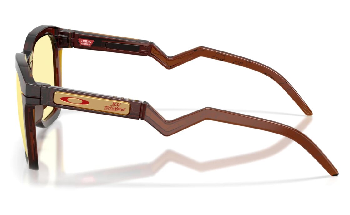 Oakley Hstn Sq 100T Dark Amber/Prizm Gaming