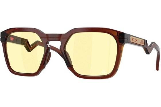 Fahrradbrillen - Oakley Hstn Sq 100T Dark Amber/Prizm Gaming