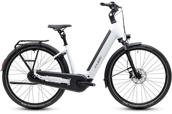 Mit Federung - E-Bike City - Cube Supreme RT Hybrid Comfort EX 600 - 600 Wh - 28 Zoll - Tiefeinsteiger - 2027