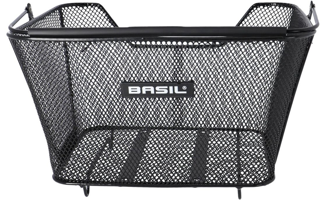 Basil Hinterradkorb Lesto Stahl, engmaschig