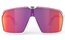 Rudy Project Spinshield White/Pink Fluo Matte - Multilaser Red