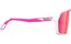 Rudy Project Spinshield White/Pink Fluo Matte - Multilaser Red