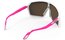 Rudy Project Spinshield White/Pink Fluo Matte - Multilaser Red