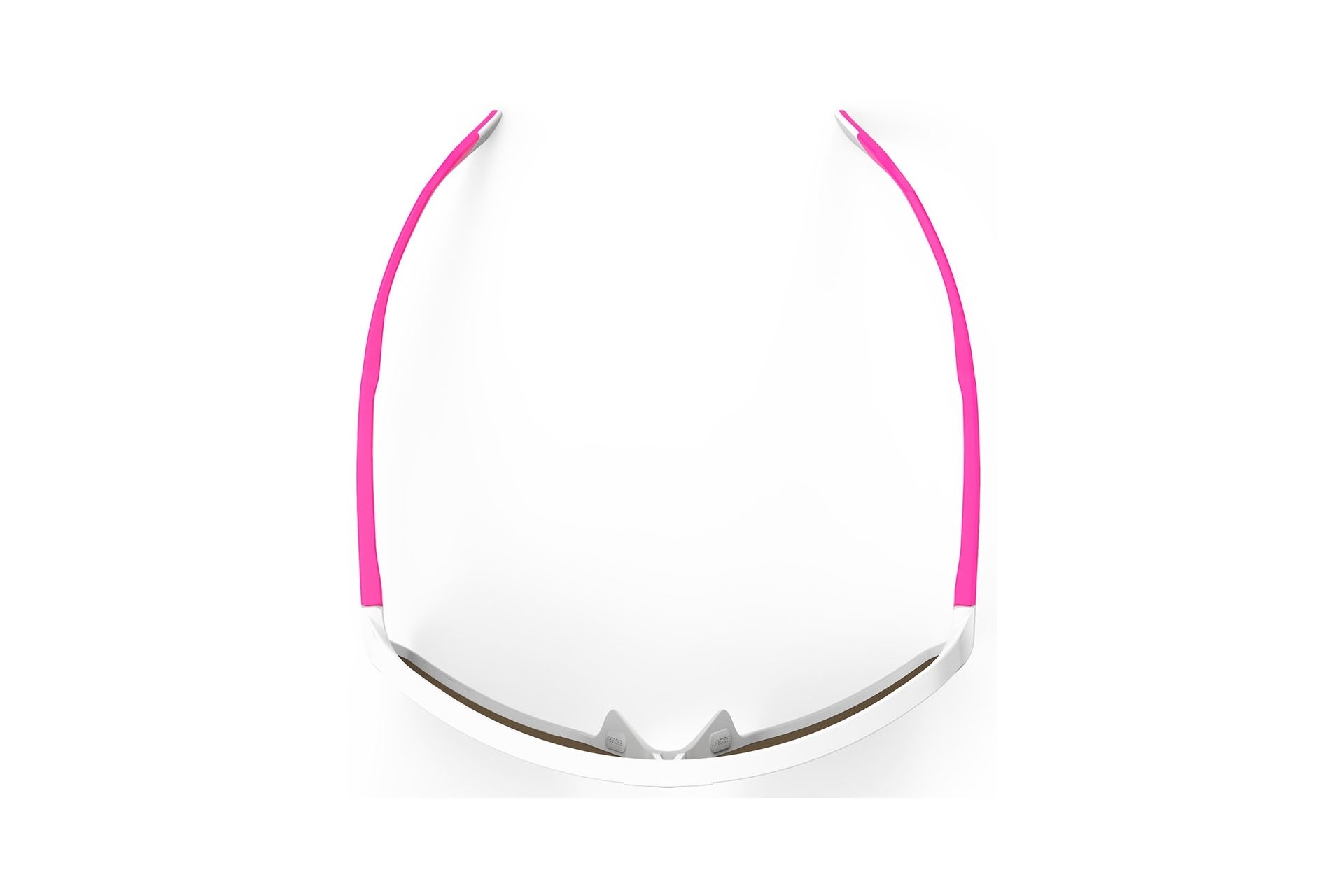 Rudy Project Spinshield White/Pink Fluo Matte - Multilaser Red