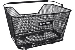Basil Hinterradkorb Lesto Stahl WSL, feinmaschig