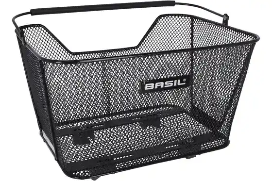 Fahrradtaschen & Körbe - Basil Hinterradkorb Lesto Stahl WSL, feinmaschig