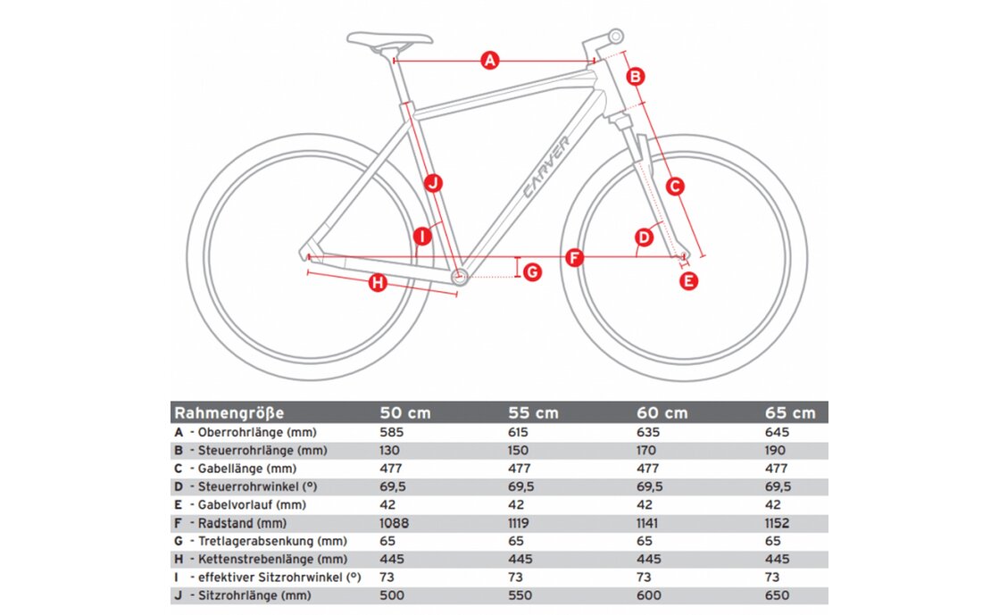 Carver Tour 110 - 28 Zoll - Diamant - 2024