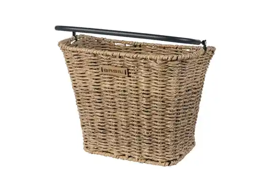 Lenkertaschen - Basil Vorderradkorb Bremen, Rattan Look KF