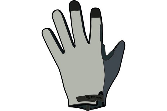 Fahrradbekleidung - Cube NF Ergonomics GEL Langfinger Handschuhe