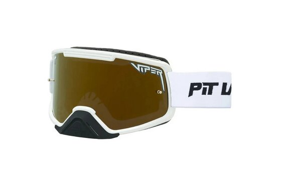Pit Viper - Pit Viper The Brapstrap Goggle - Large - Miami Nights Gold - 2025