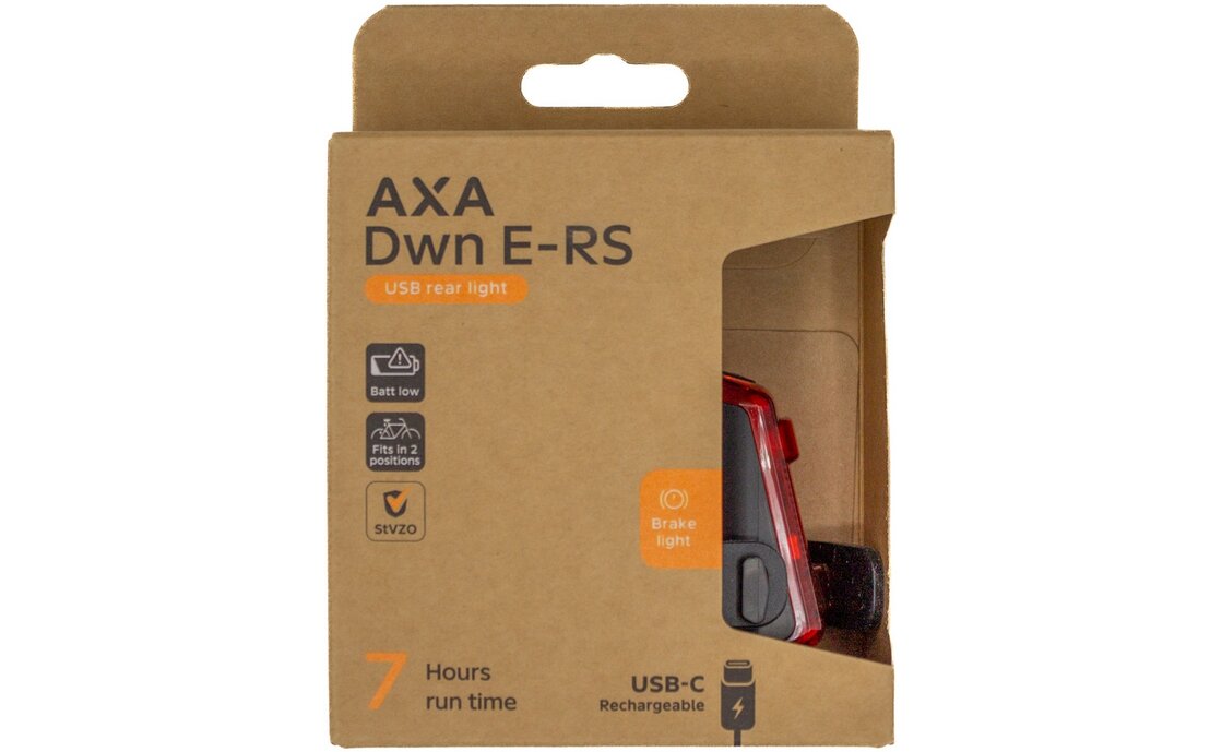 AXA DWN E-RS USB R&uuml;cklicht mit Bremslichtfunktion