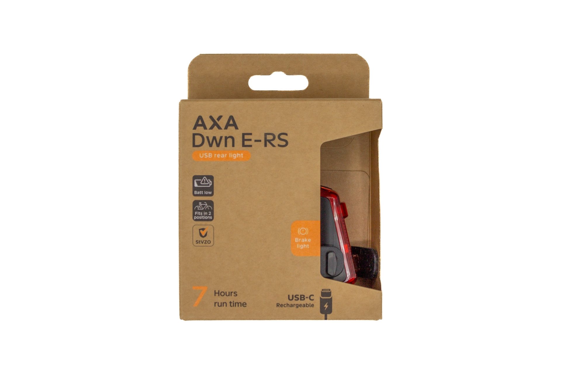 AXA DWN E-RS USB R&uuml;cklicht mit Bremslichtfunktion