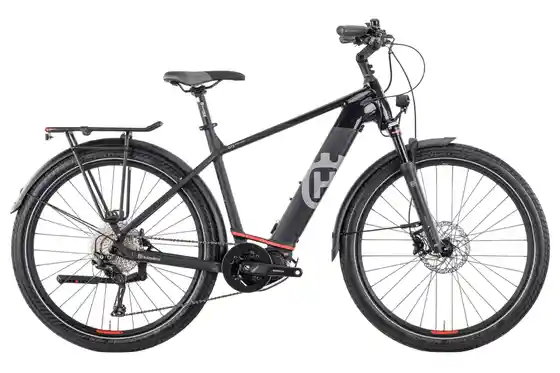Schwarz - E-Bike-Pedelec - Husqvarna Gran Tourer GT3 - 630 Wh - 27,5 Zoll - Diamant