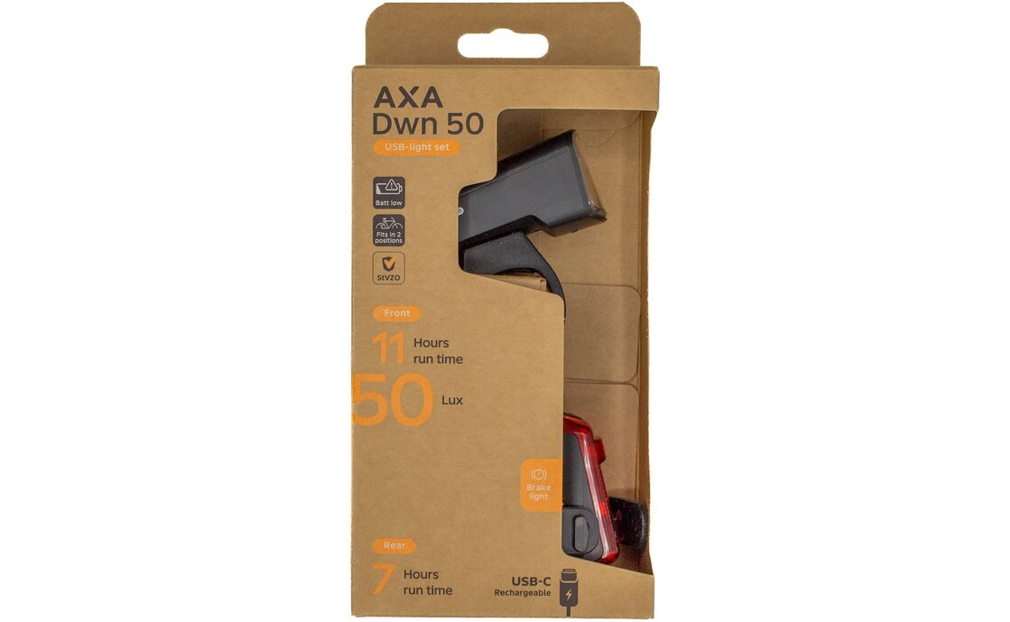 AXA DWN 50 Lux/DWN E-RS USB Beleuchtungsset