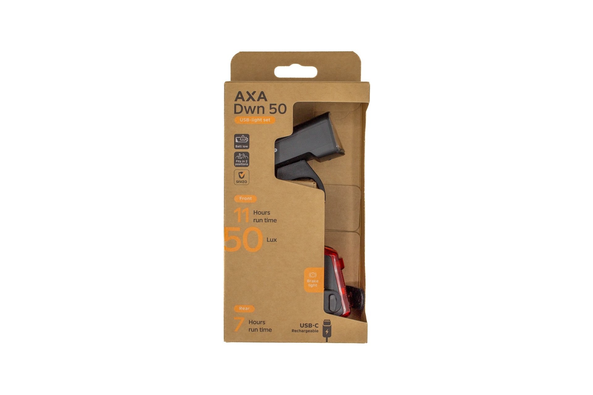 AXA DWN 50 Lux/DWN E-RS USB Beleuchtungsset