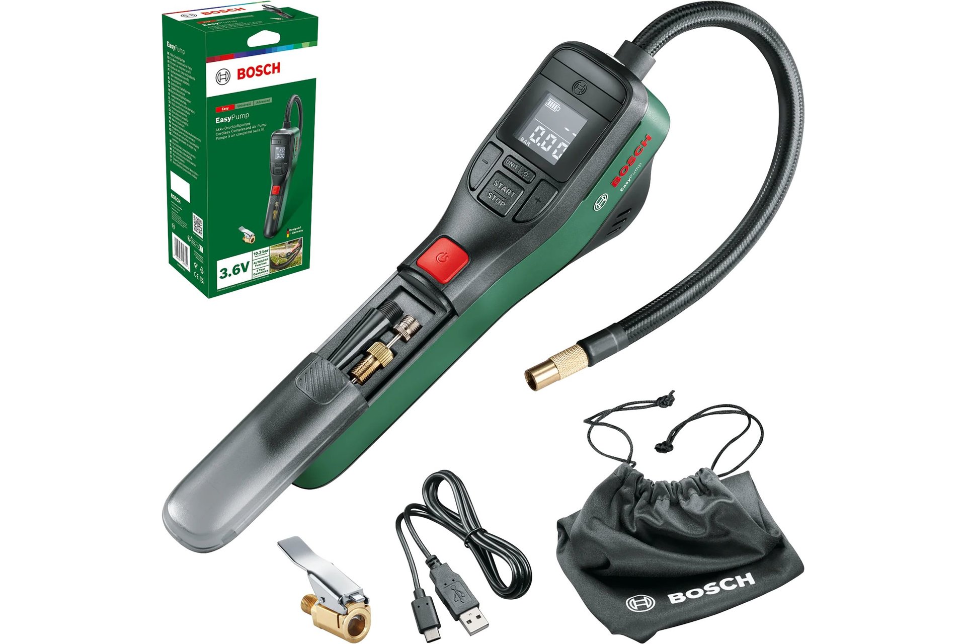 Bosch EasyPump II Akku Druckluftpumpe