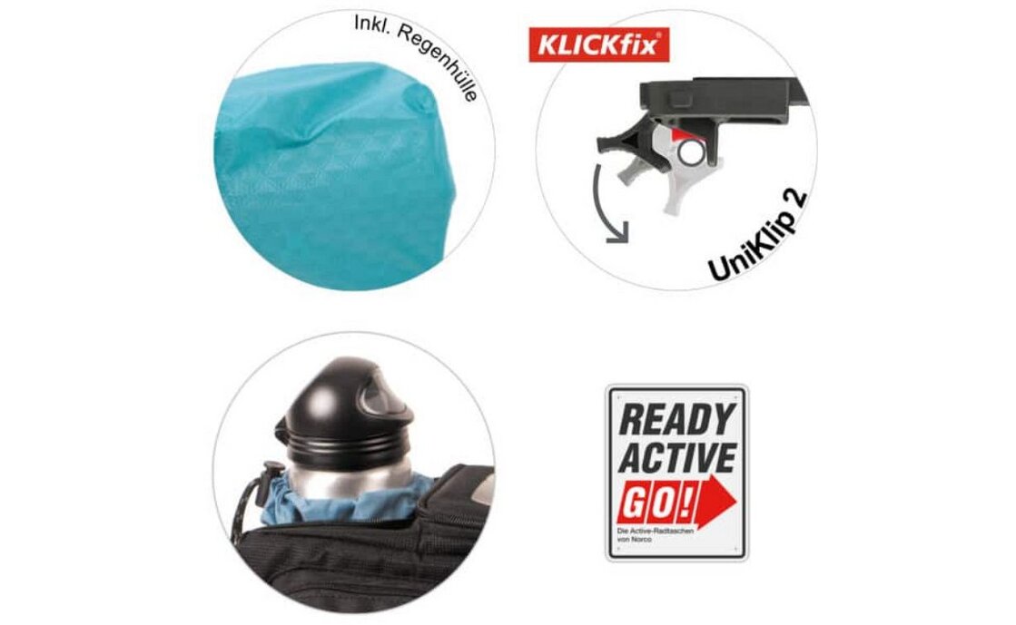 Norco Ohio Gepäckträgertasche UniKlip 2