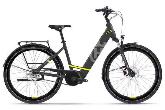 Schwarz - E-Bike-Pedelec - Husqvarna Grand Towner 4 FW - 500 Wh - 28 Zoll - Tiefeinsteiger