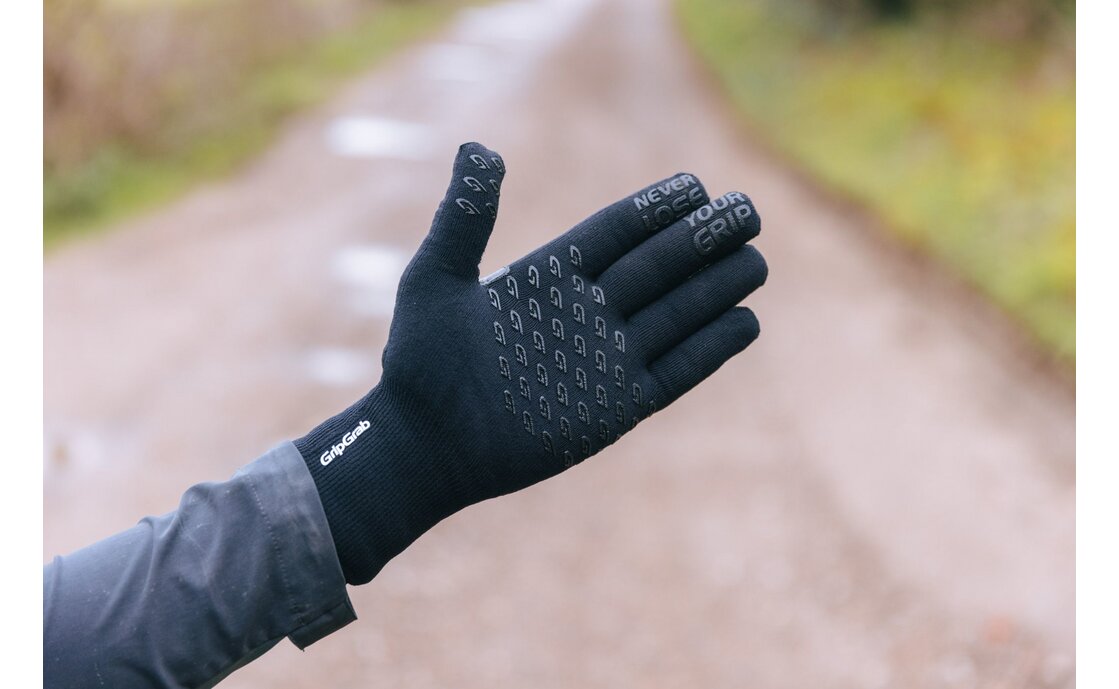 GRIPGRAB Waterproof Knitted Winter Langfinger Handschuhe