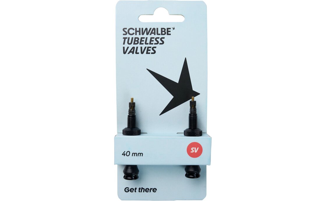 Schwalbe Tubeless Ventil Aluminium SV 40 mm - 2er Set