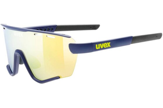 Uvex - Sport-Sonnenbrillen - Uvex Sportstyle 236 S Set Blue Matt / Mirror Yellow